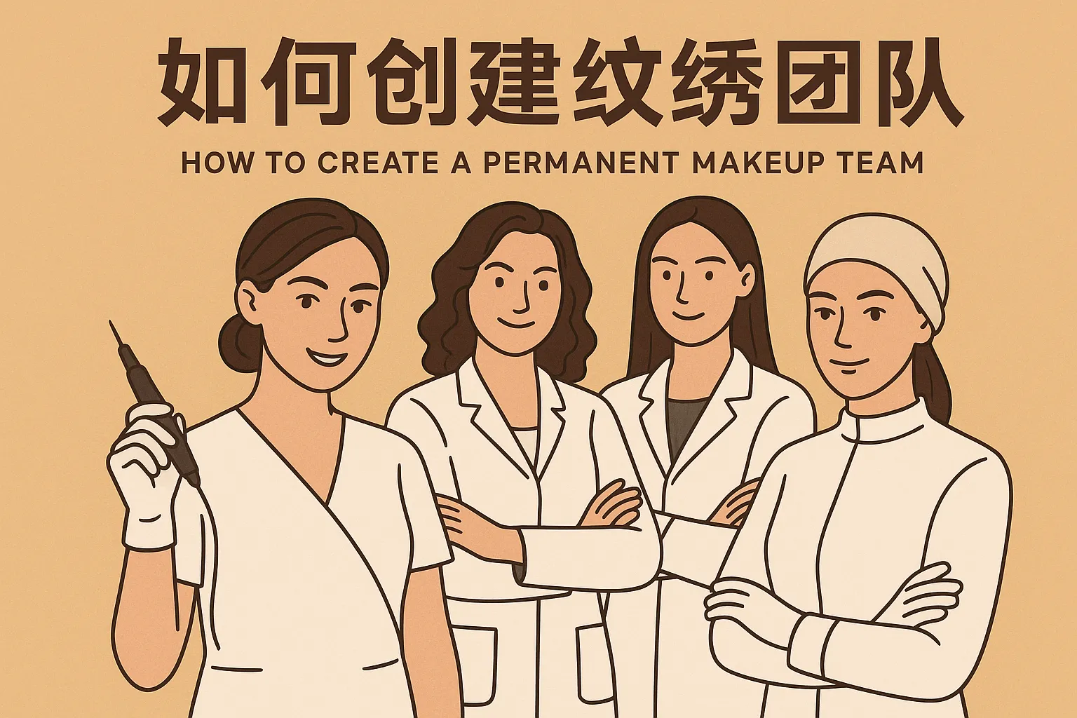 如何创建纹绣团队