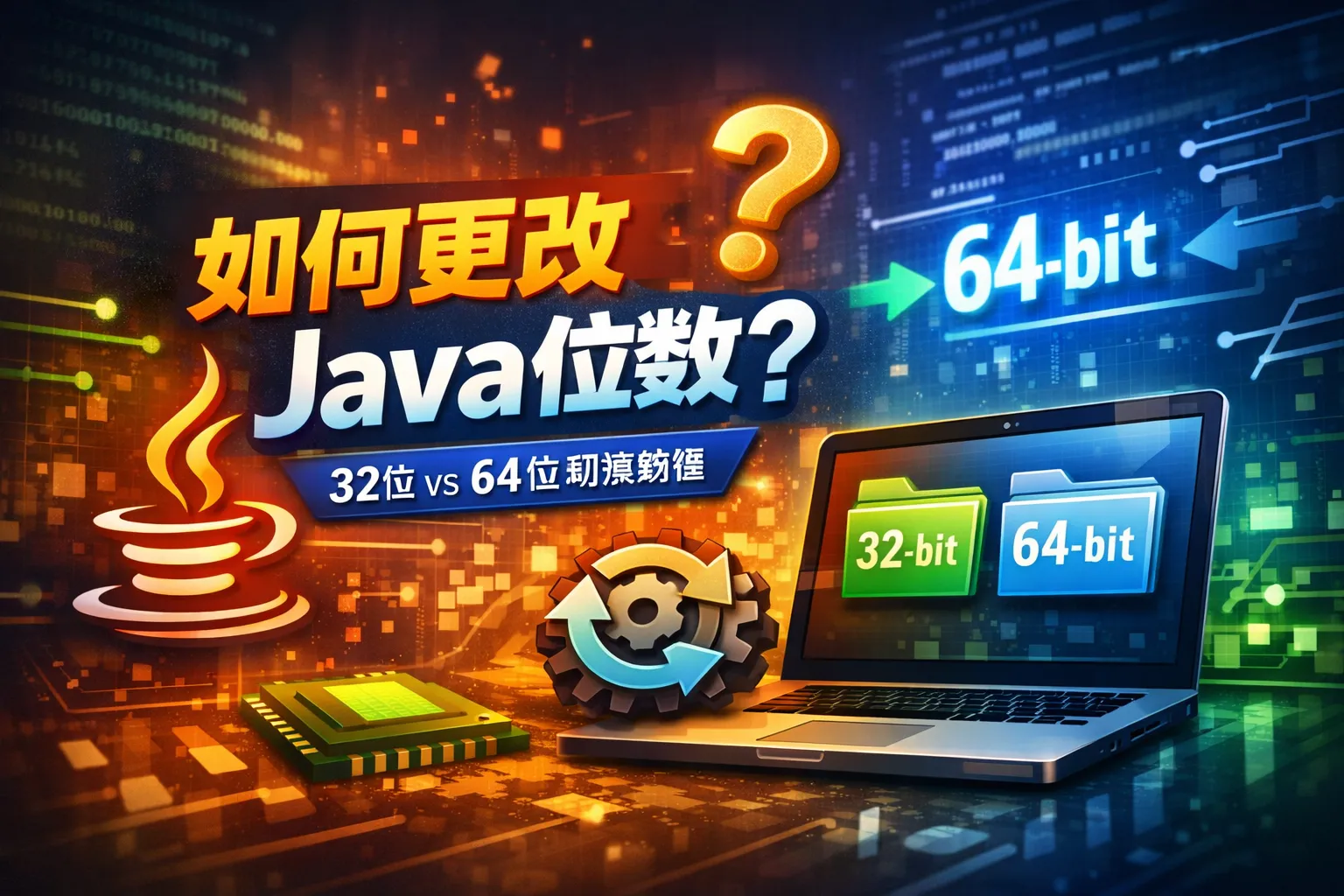 如何更改java位数