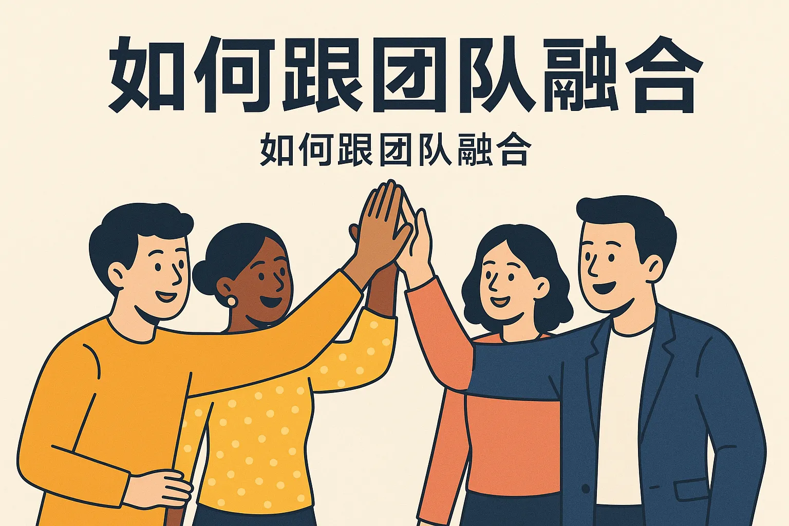 如何跟团队融合