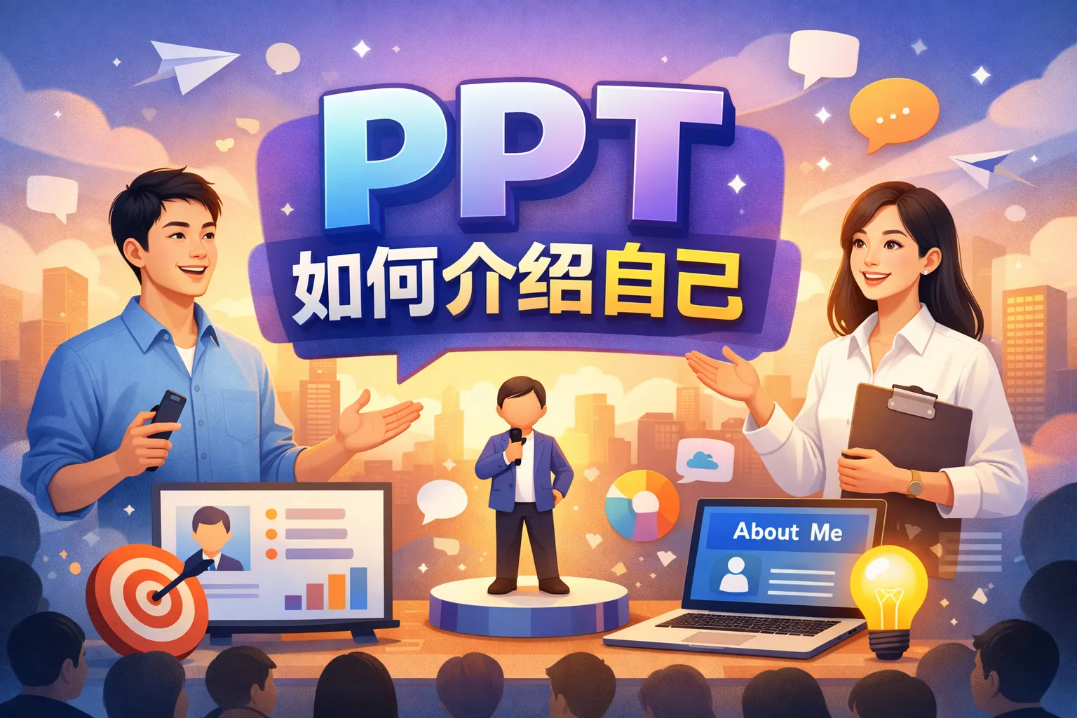ppt如何介绍自已