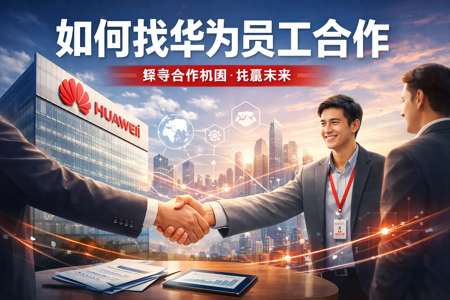 如何找华为员工合作