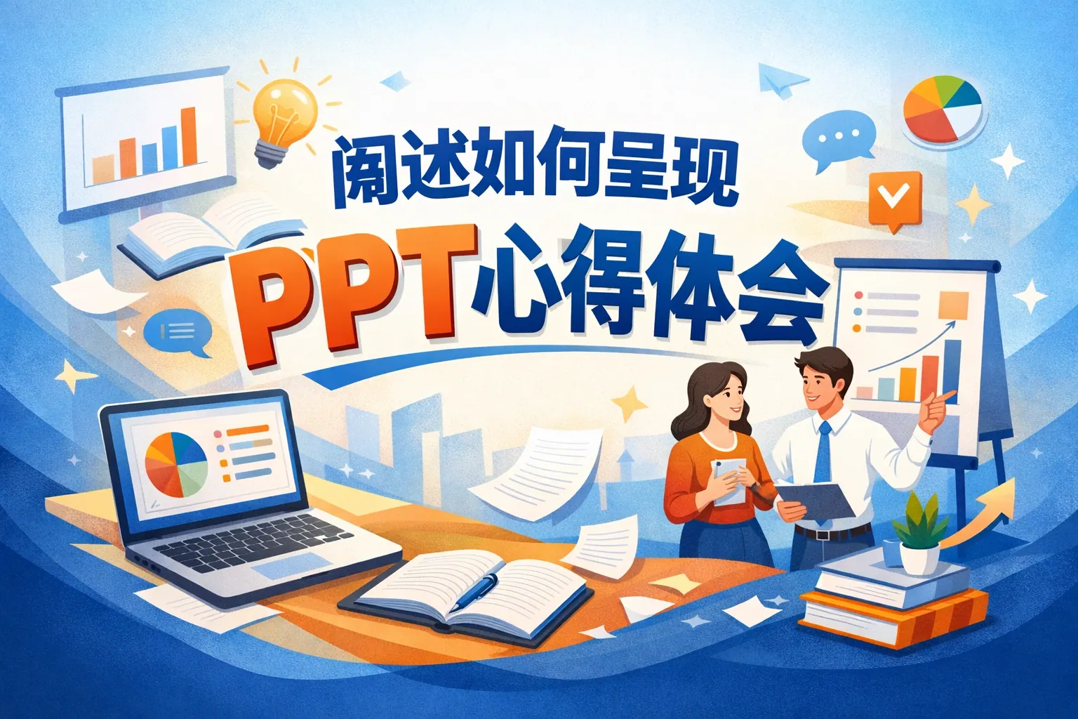 阐述如何呈现ppt心得体会
