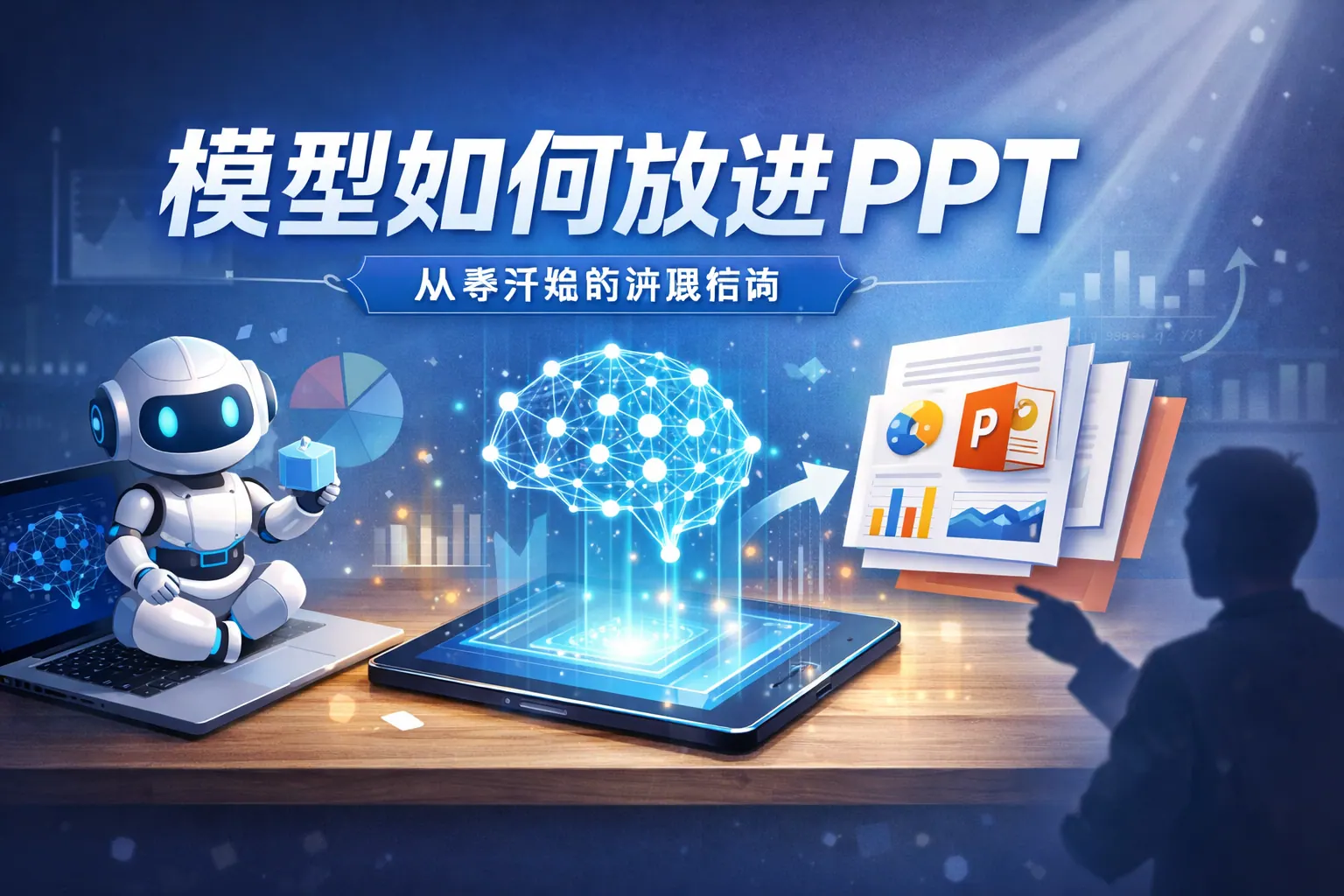 模型如何放进ppt