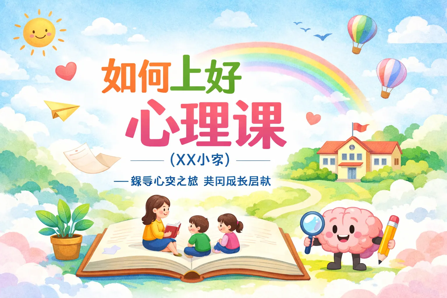 如何上好心理课(xx小学)ppt