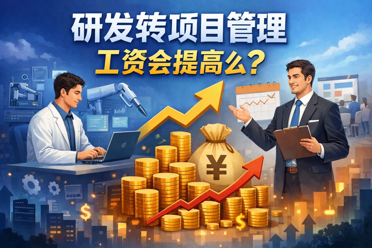研发转项目管理工资会提高么