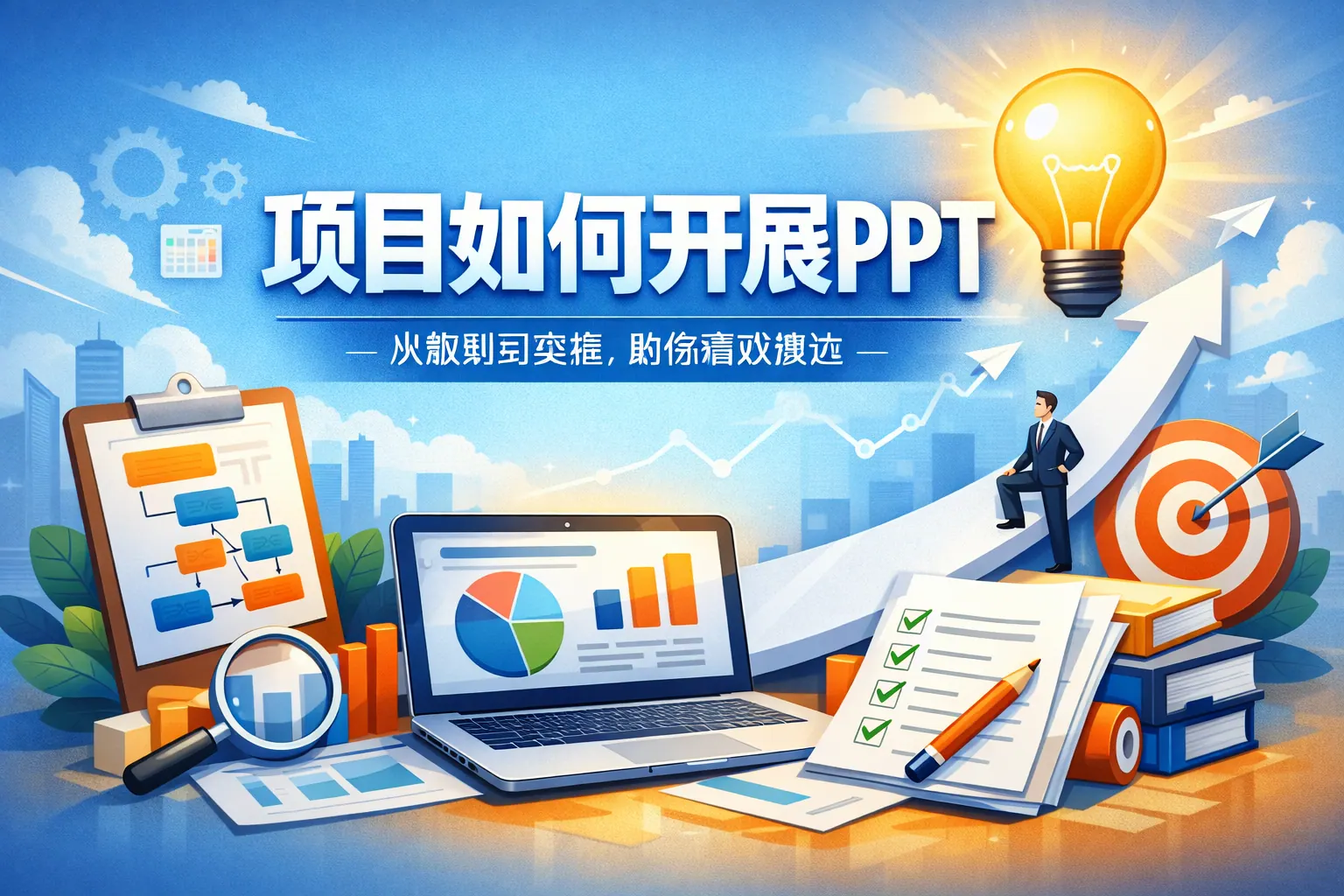 项目如何开展ppt