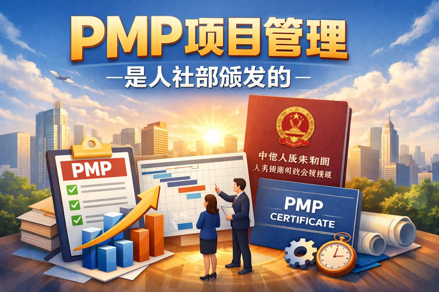 pmp项目管理是人社部颁发的