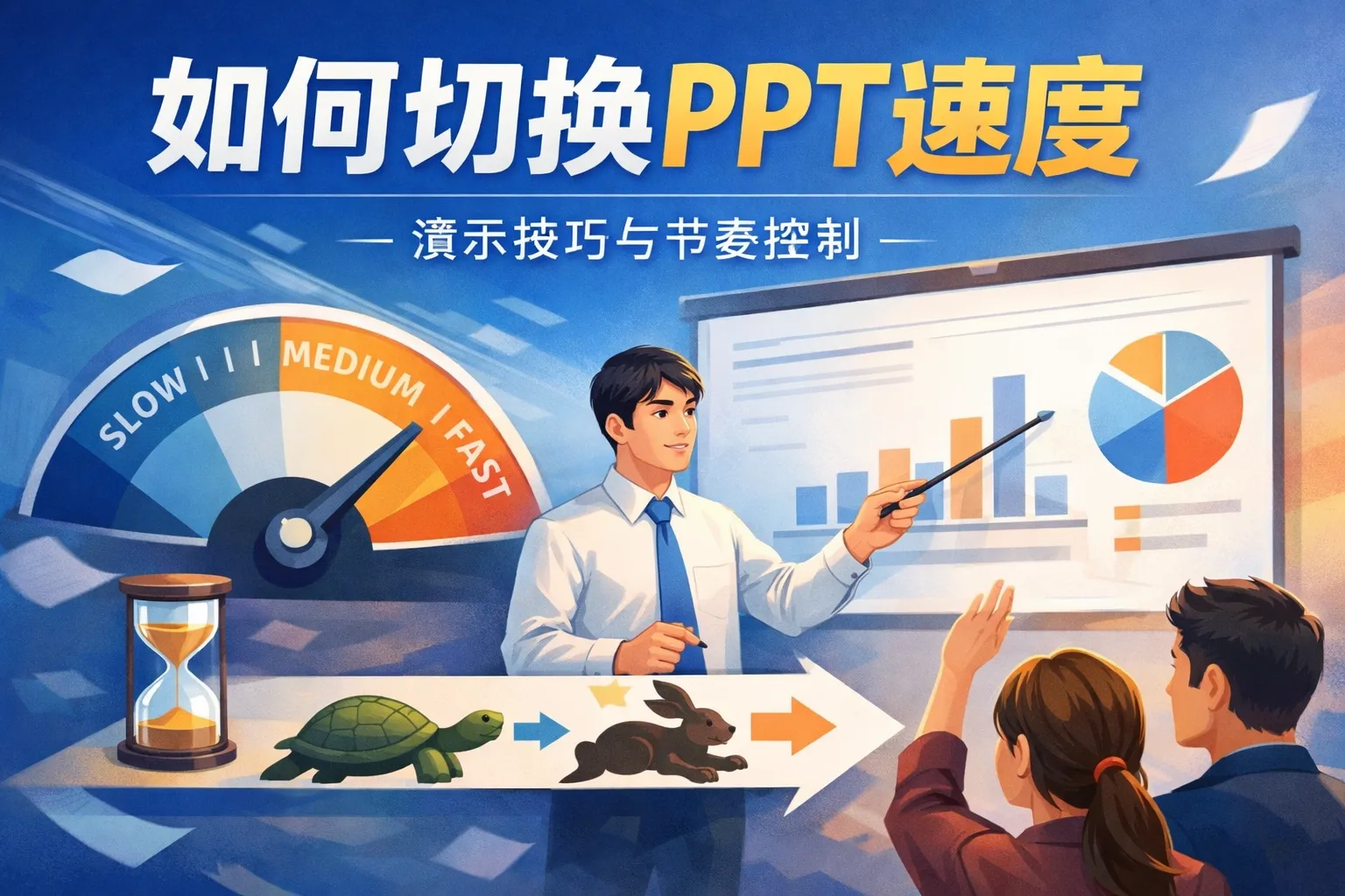 如何切换ppt速度