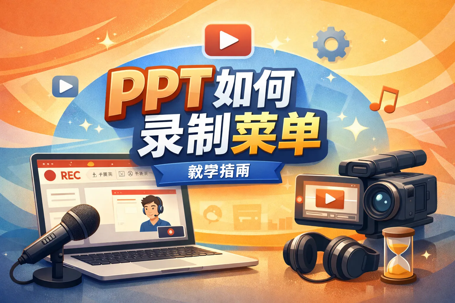 ppt如何录制菜单