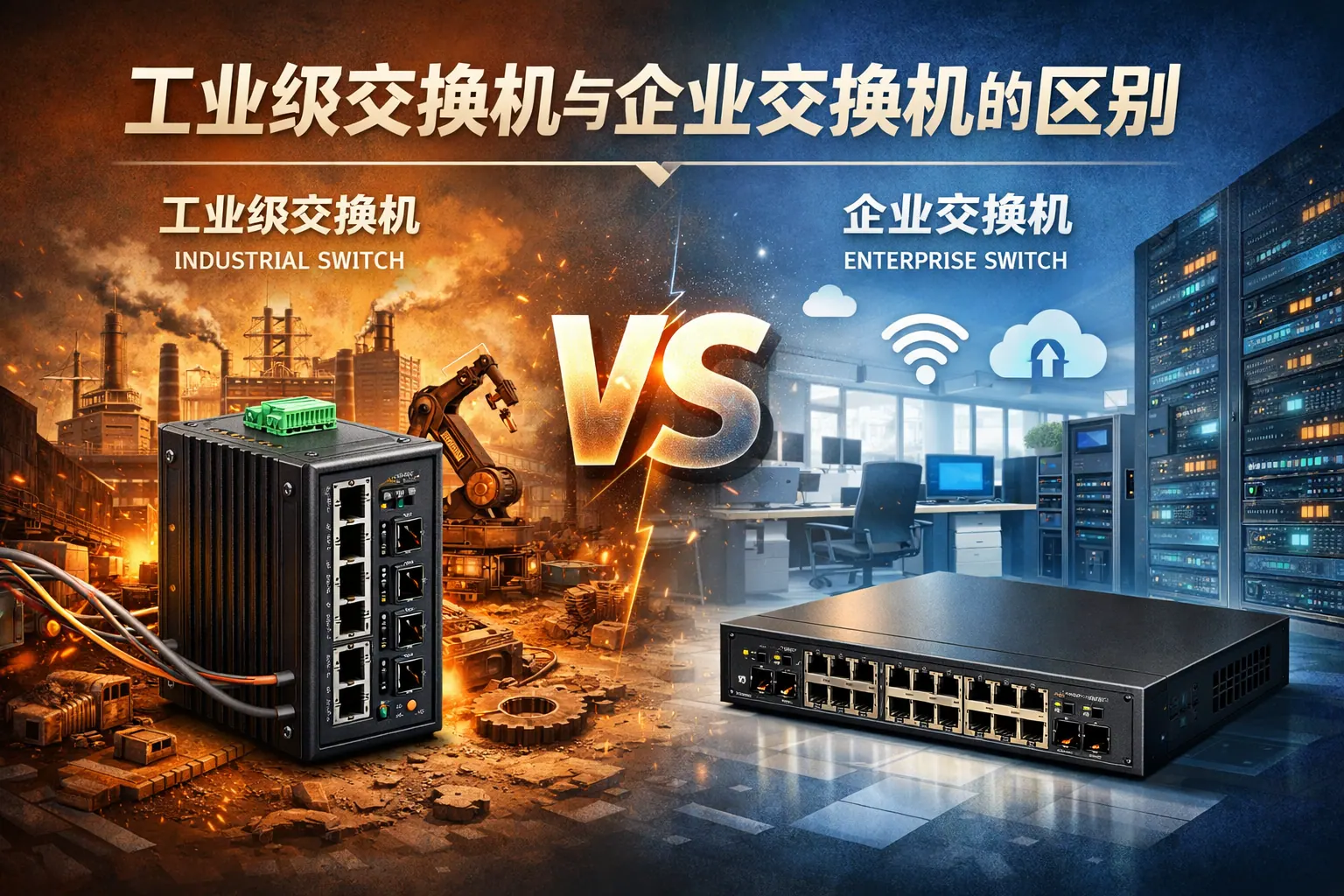 工业级交换机与企业交换机的区别