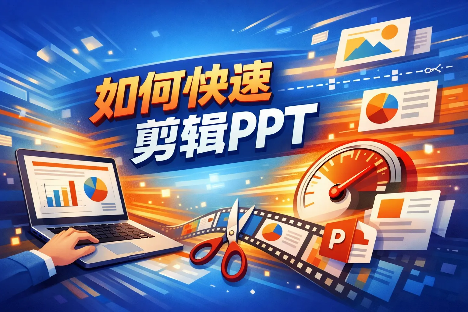 如何快速剪辑ppt