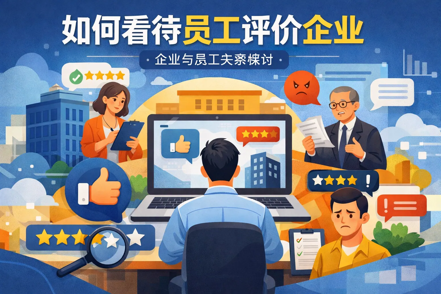 如何看待员工评价企业