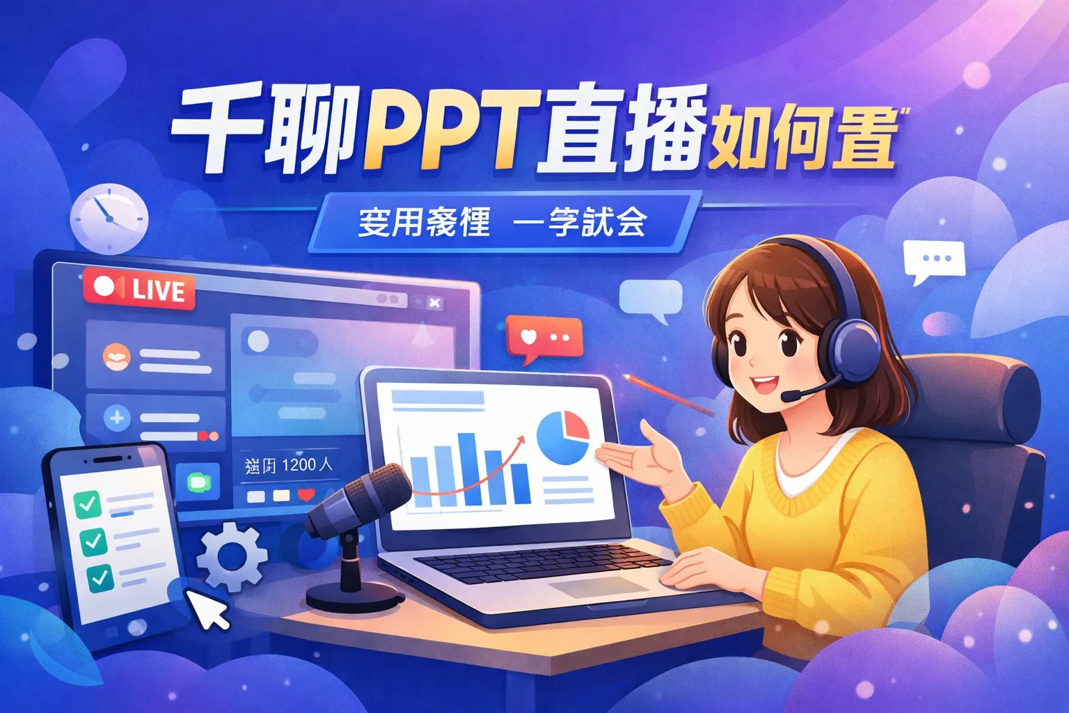 千聊ppt直播如何设置