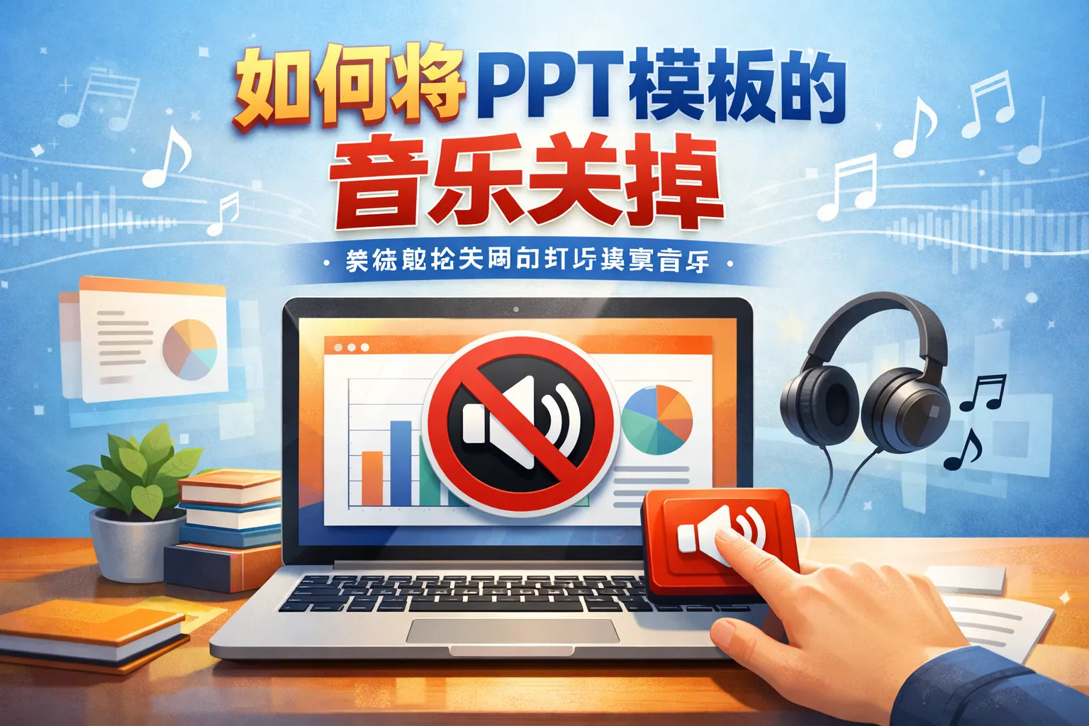 如何将ppt模板的音乐关掉