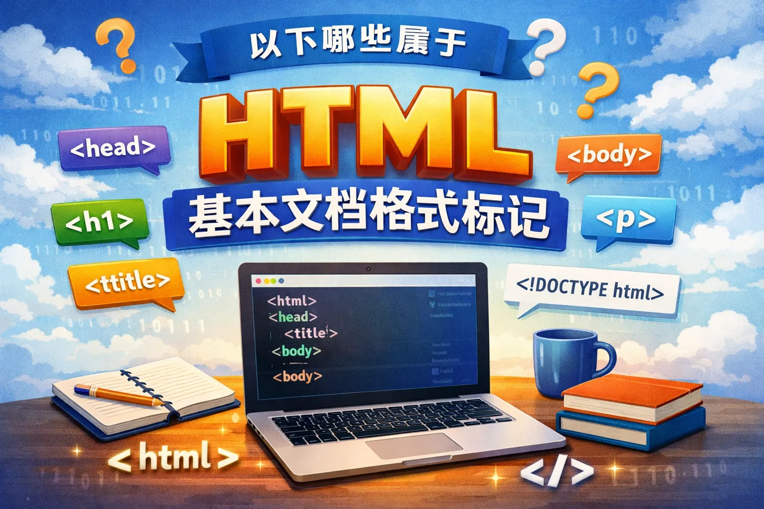 以下哪些属于HTML基本文档格式标记