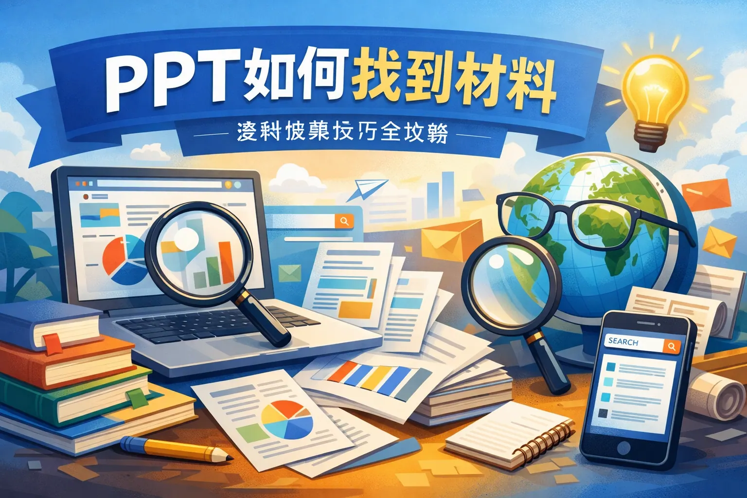 ppt如何找到材料