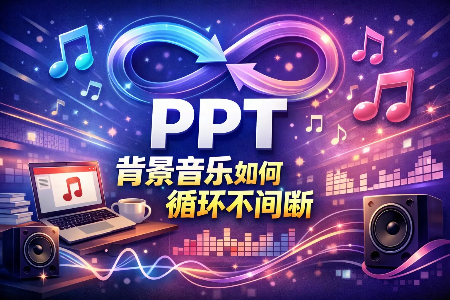 PPT背景音乐如何循环不间断