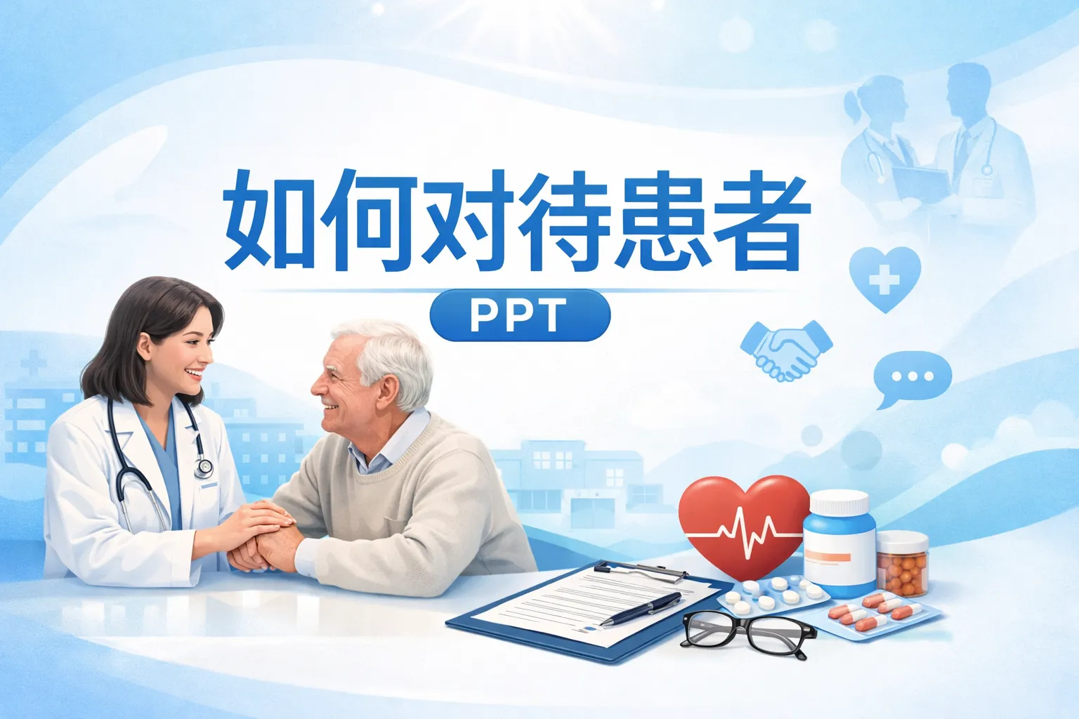 如何对待患者ppt