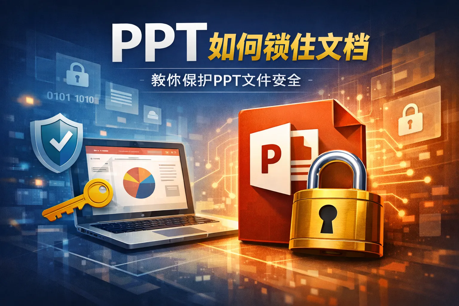 ppt如何锁住文档