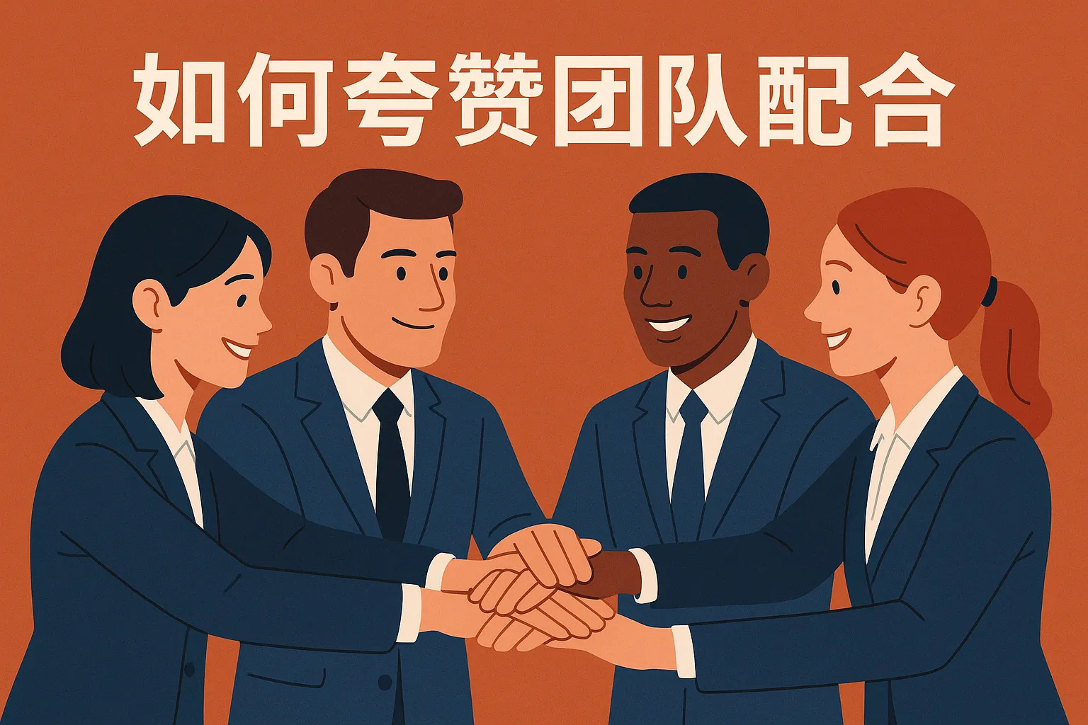 如何夸赞团队配合