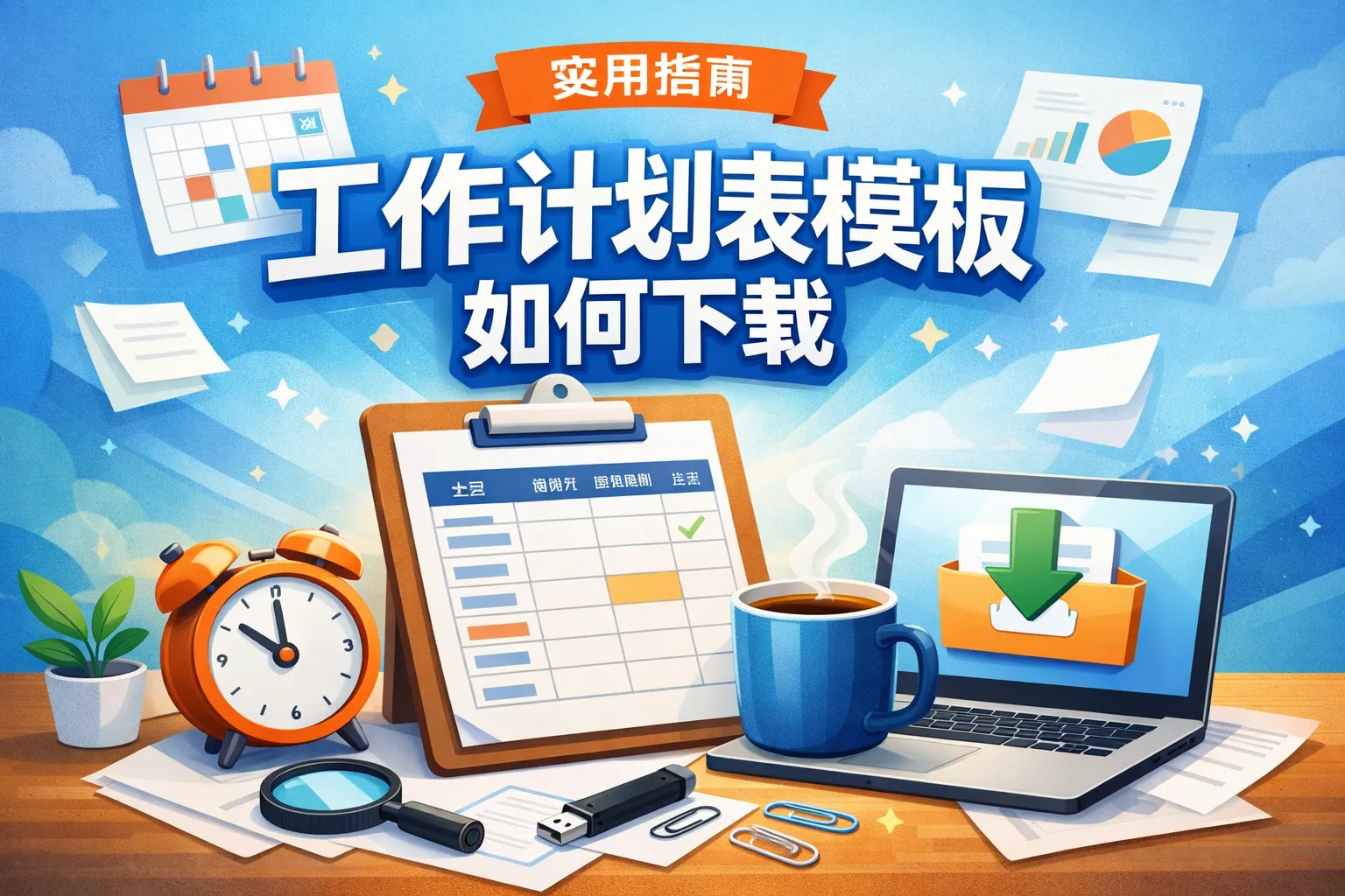 工作计划表模板如何下载