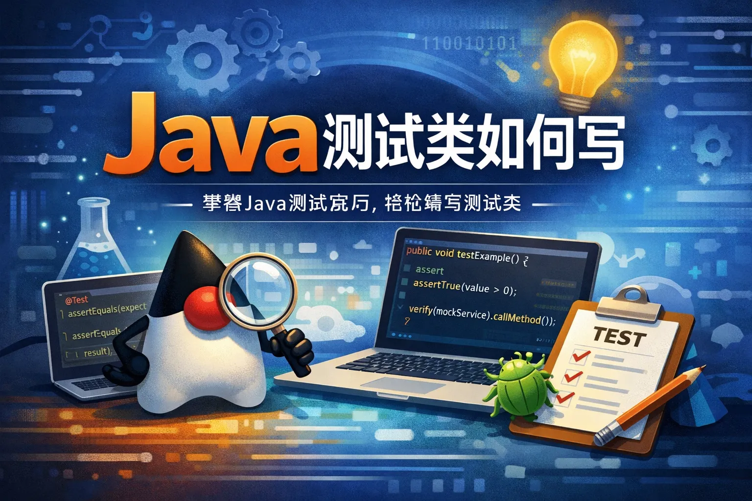 java测试类如何写