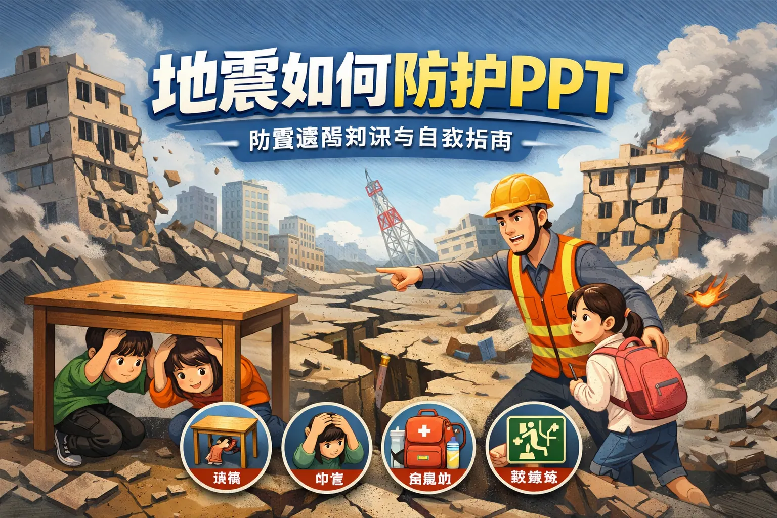 地震如何防护ppt