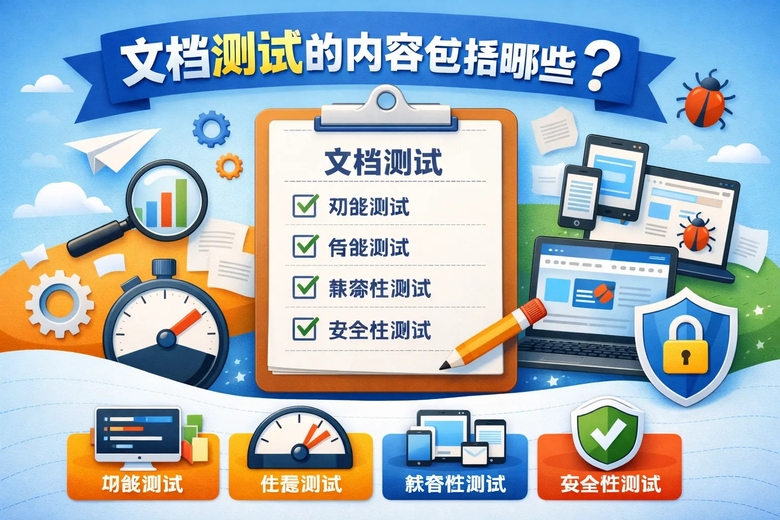 文档测试的内容包括哪些