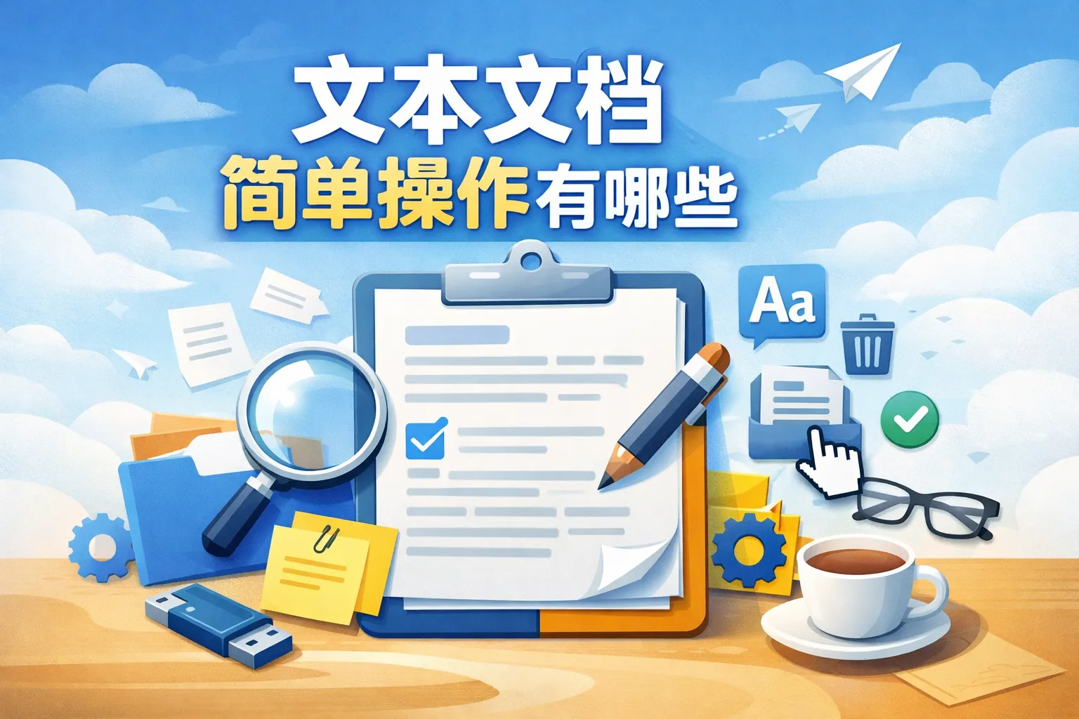 文本文档简单操作有哪些