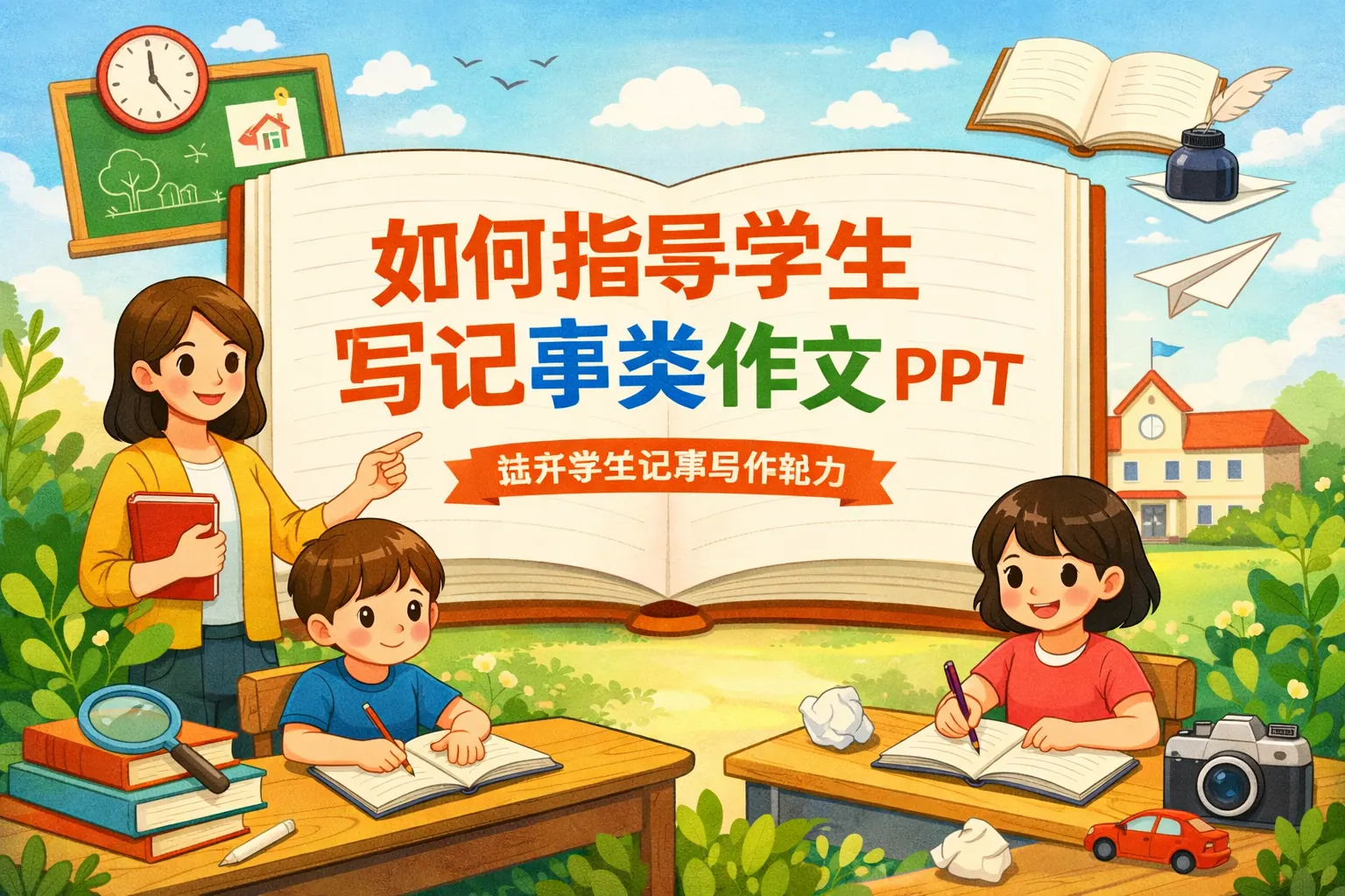如何指导学生写记事类作文ppt