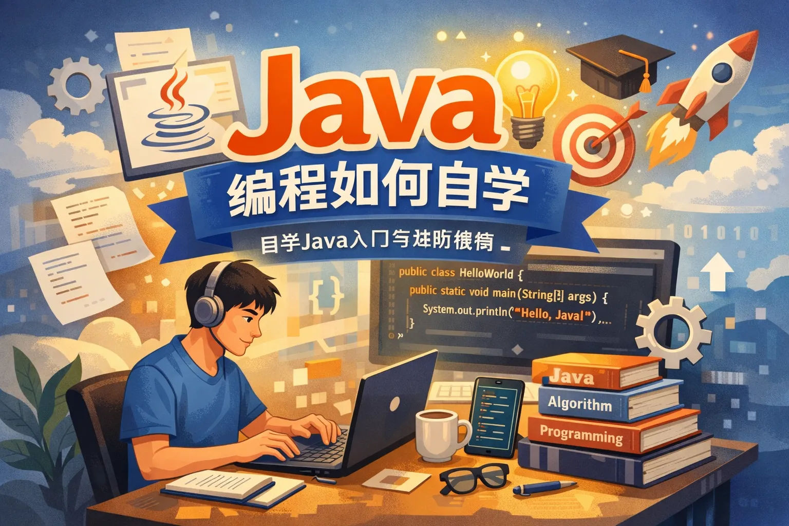 java编程如何自学