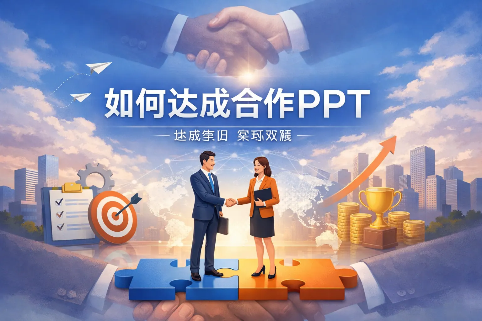 如何达成合作PPT
