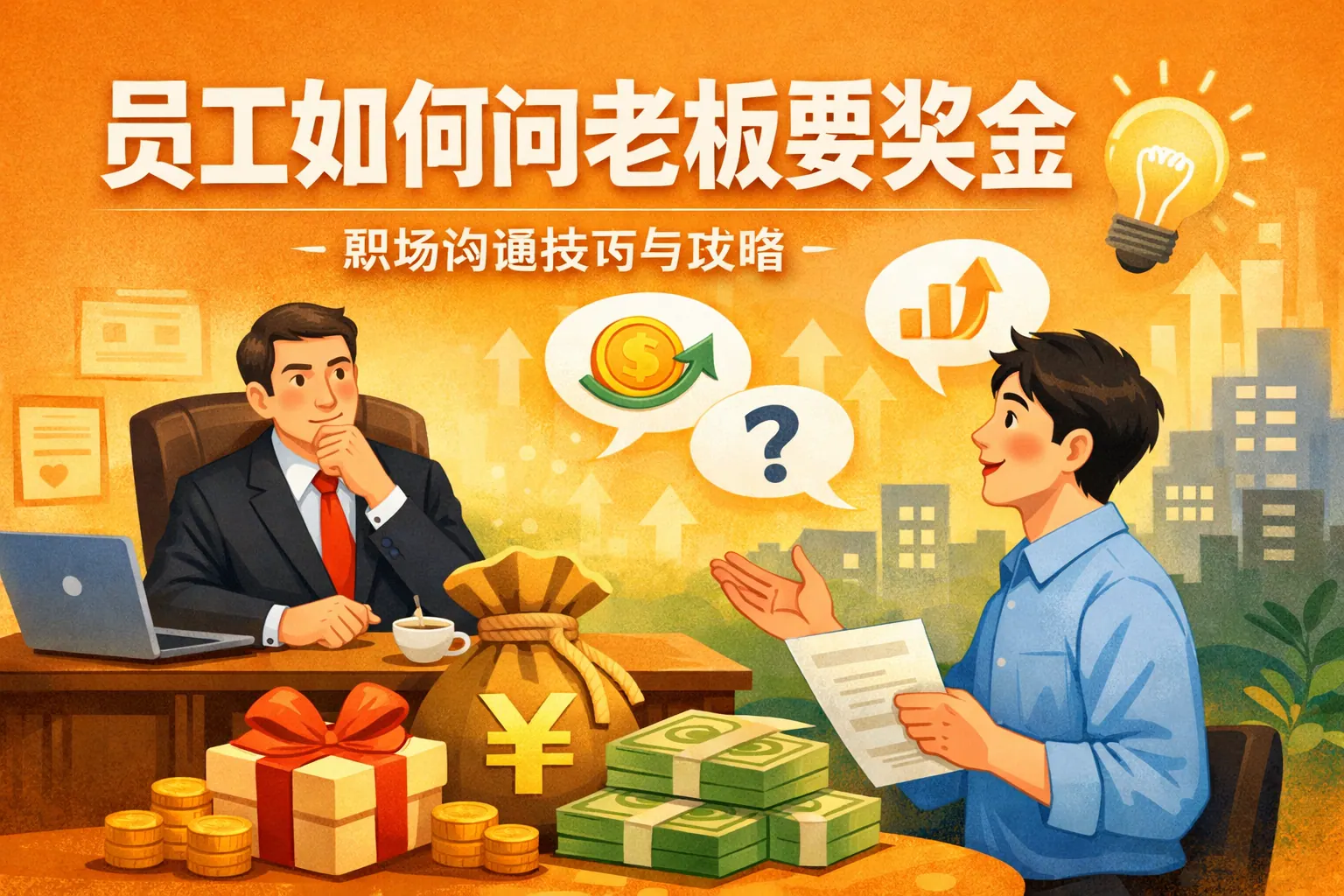 员工如何问老板要奖金