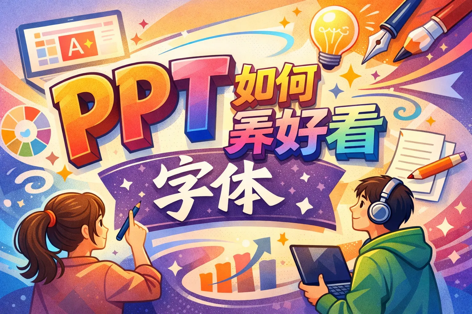 ppt如何弄好看字体