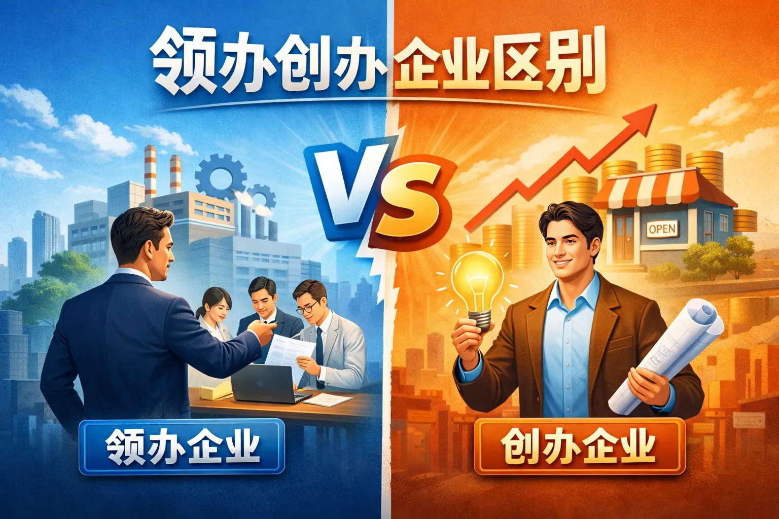领办创办企业区别