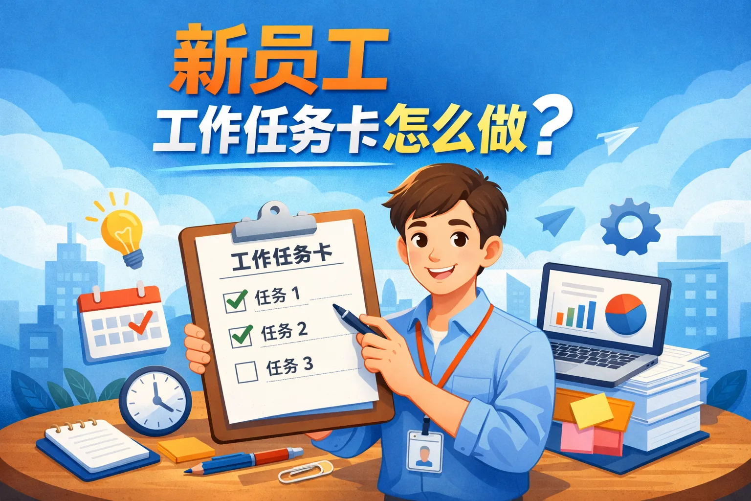 新员工工作任务卡怎么做