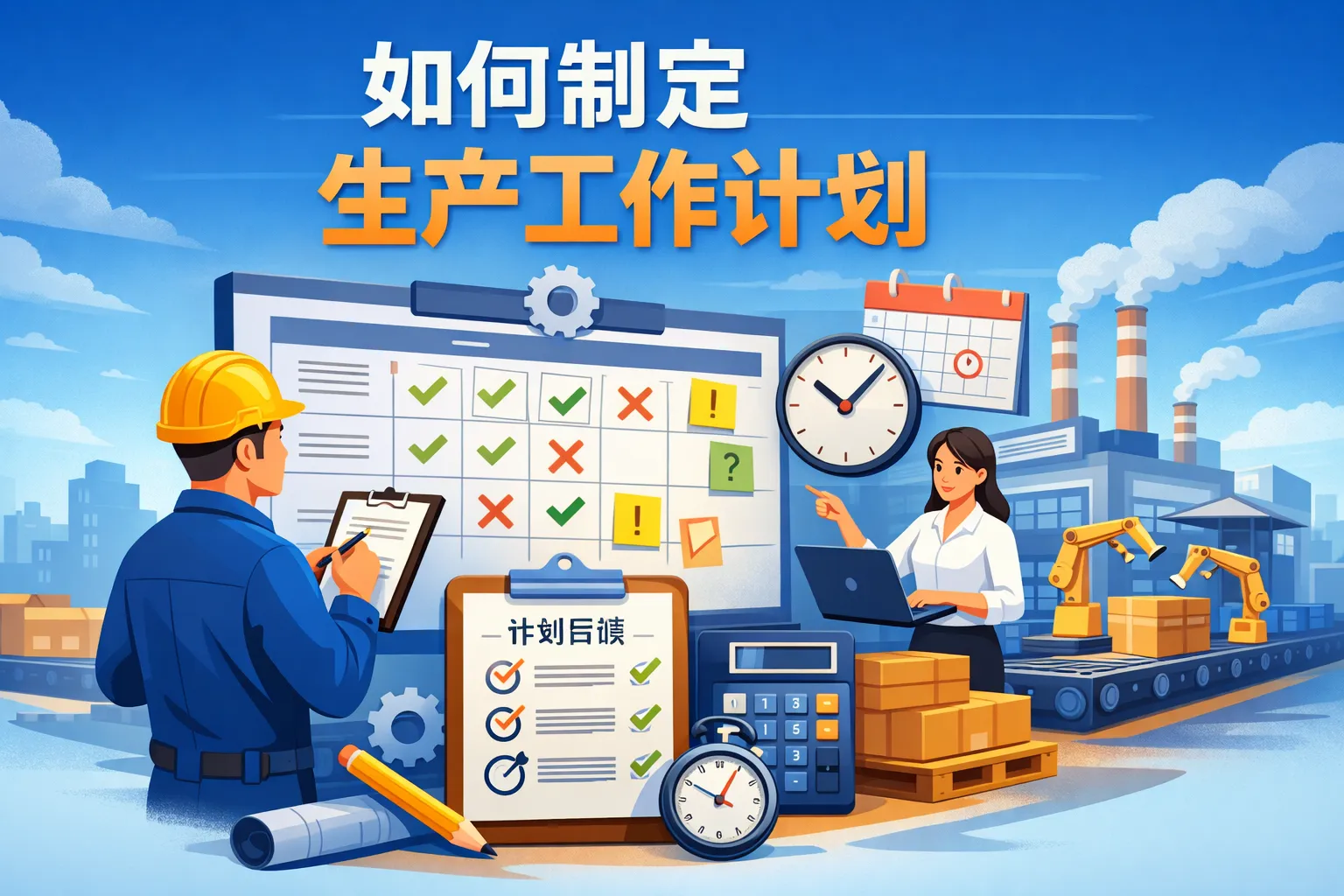 如何制定生产工作计划