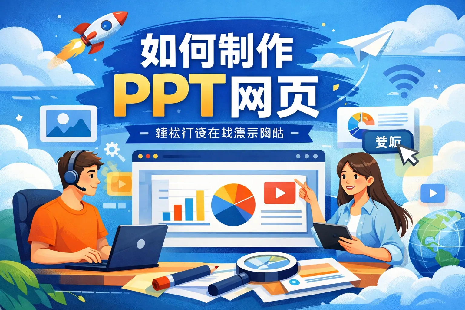 如何制作ppt网页