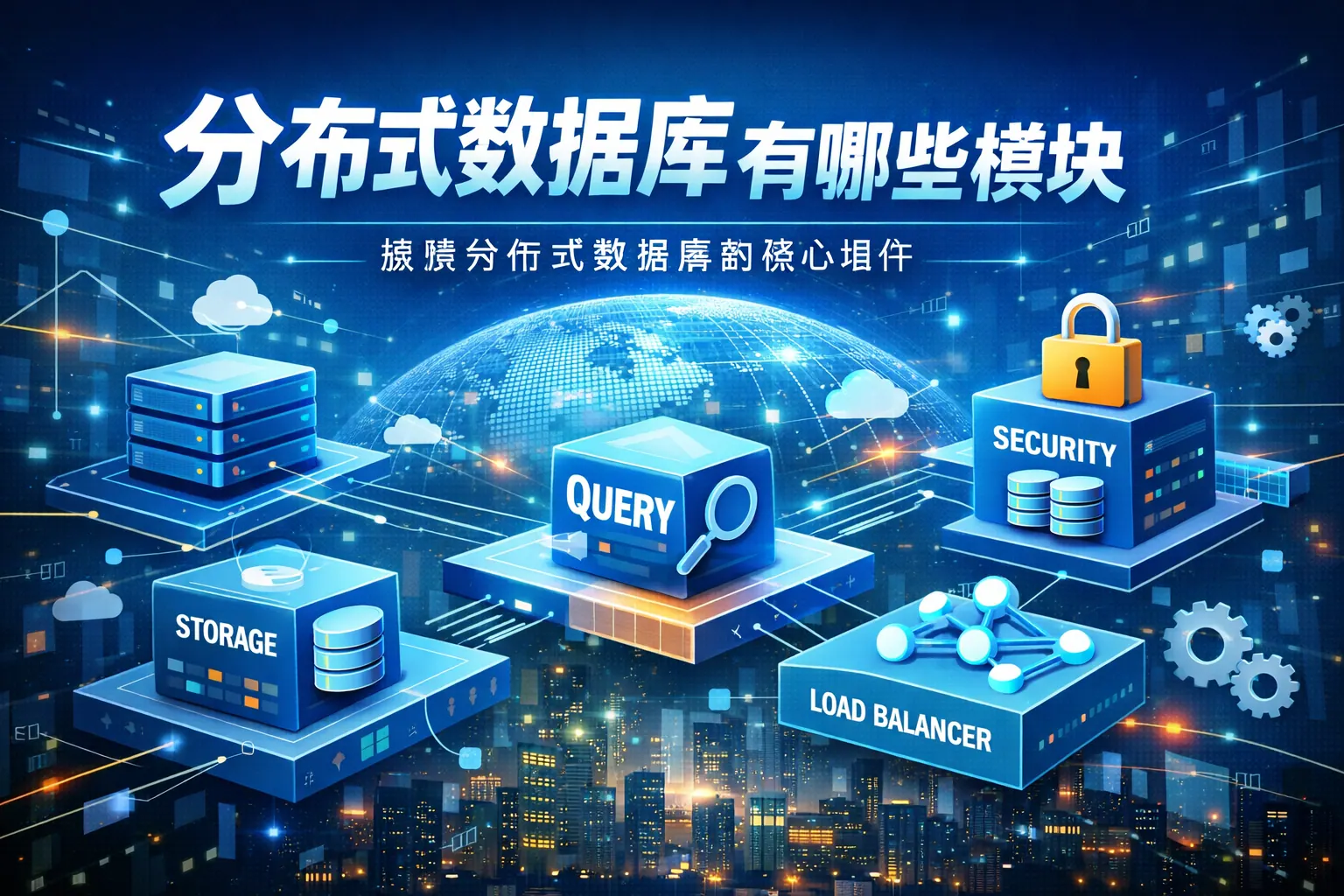 分布式数据库有哪些模块