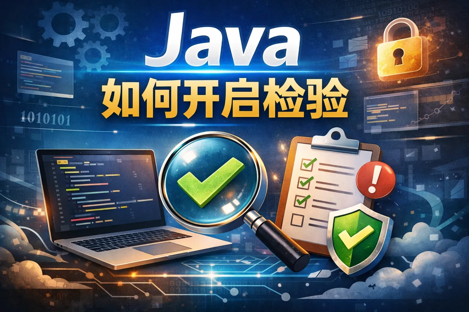 java如何开启检验