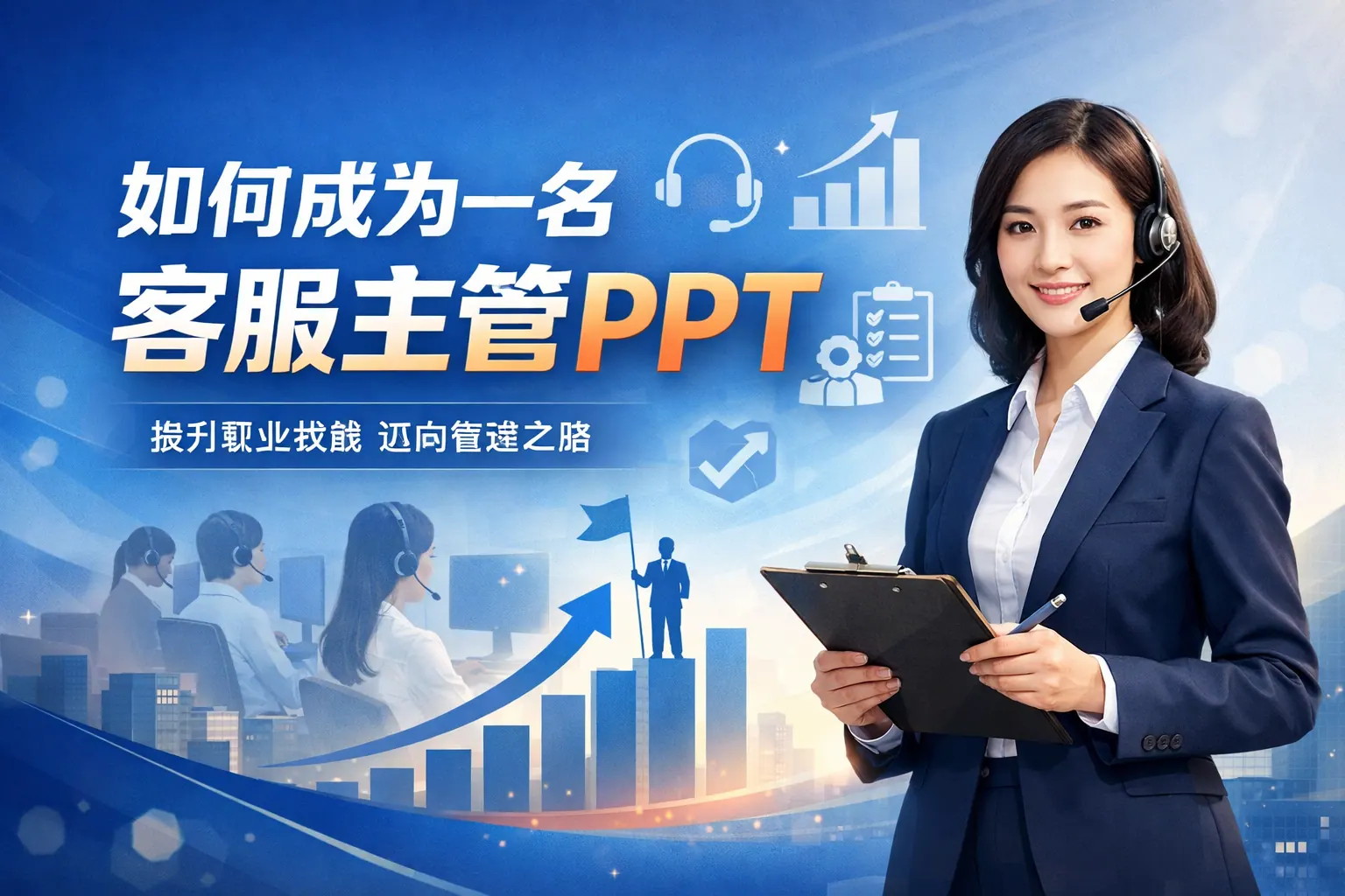 如何成为一名客服主管PPT