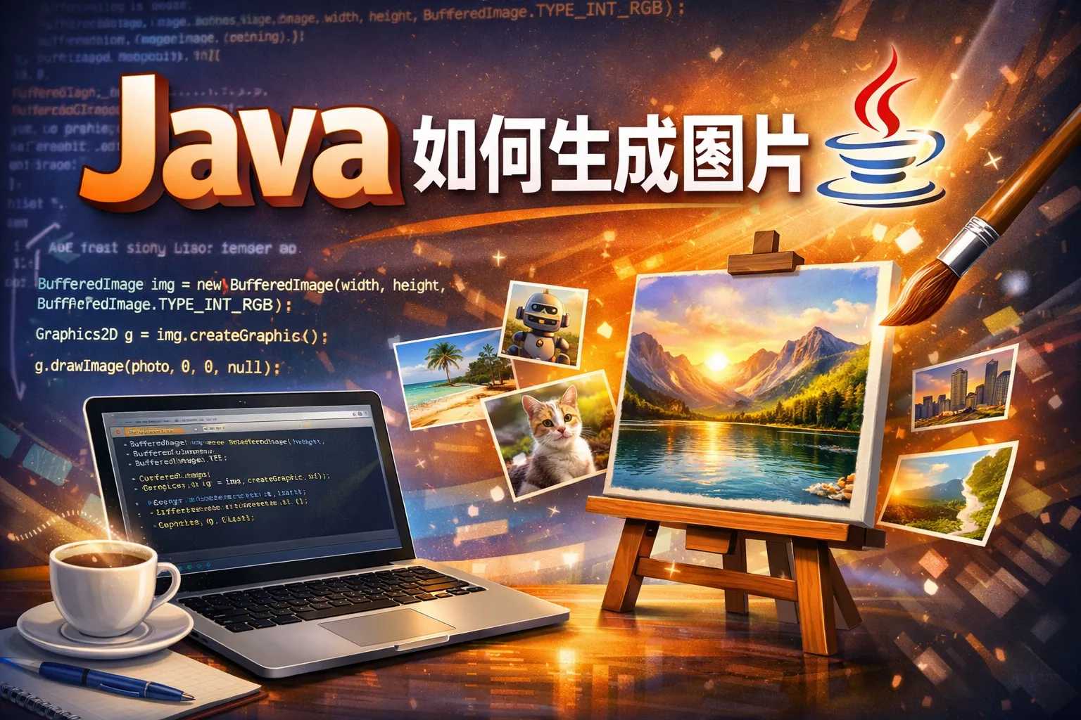 java如何生成图片
