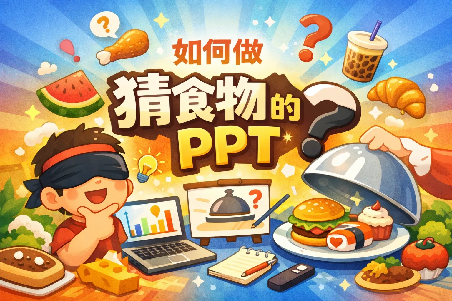 如何做猜食物的ppt