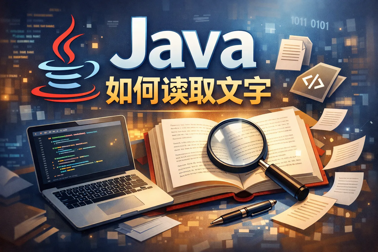 java如何读取文字