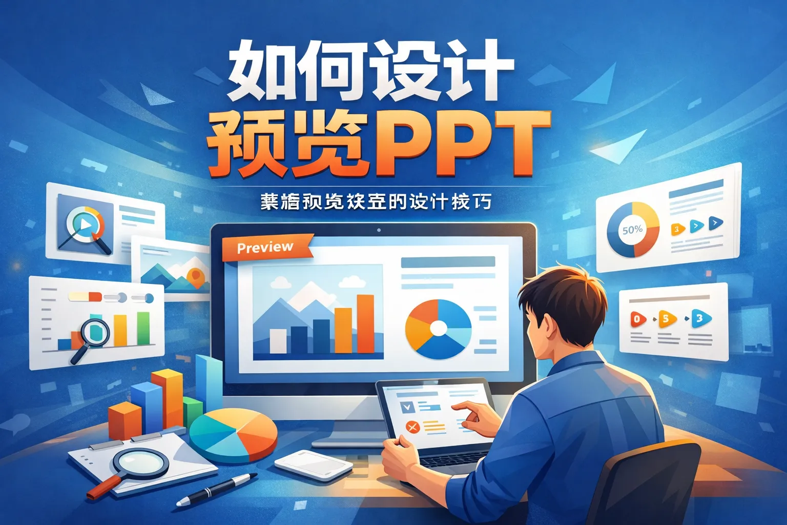 如何设计预览ppt