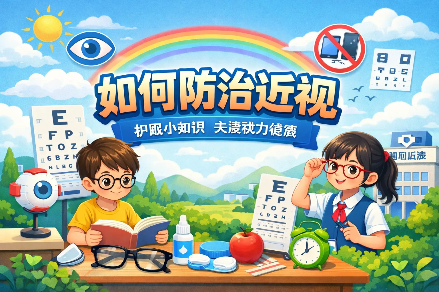 如何防治近视ppt