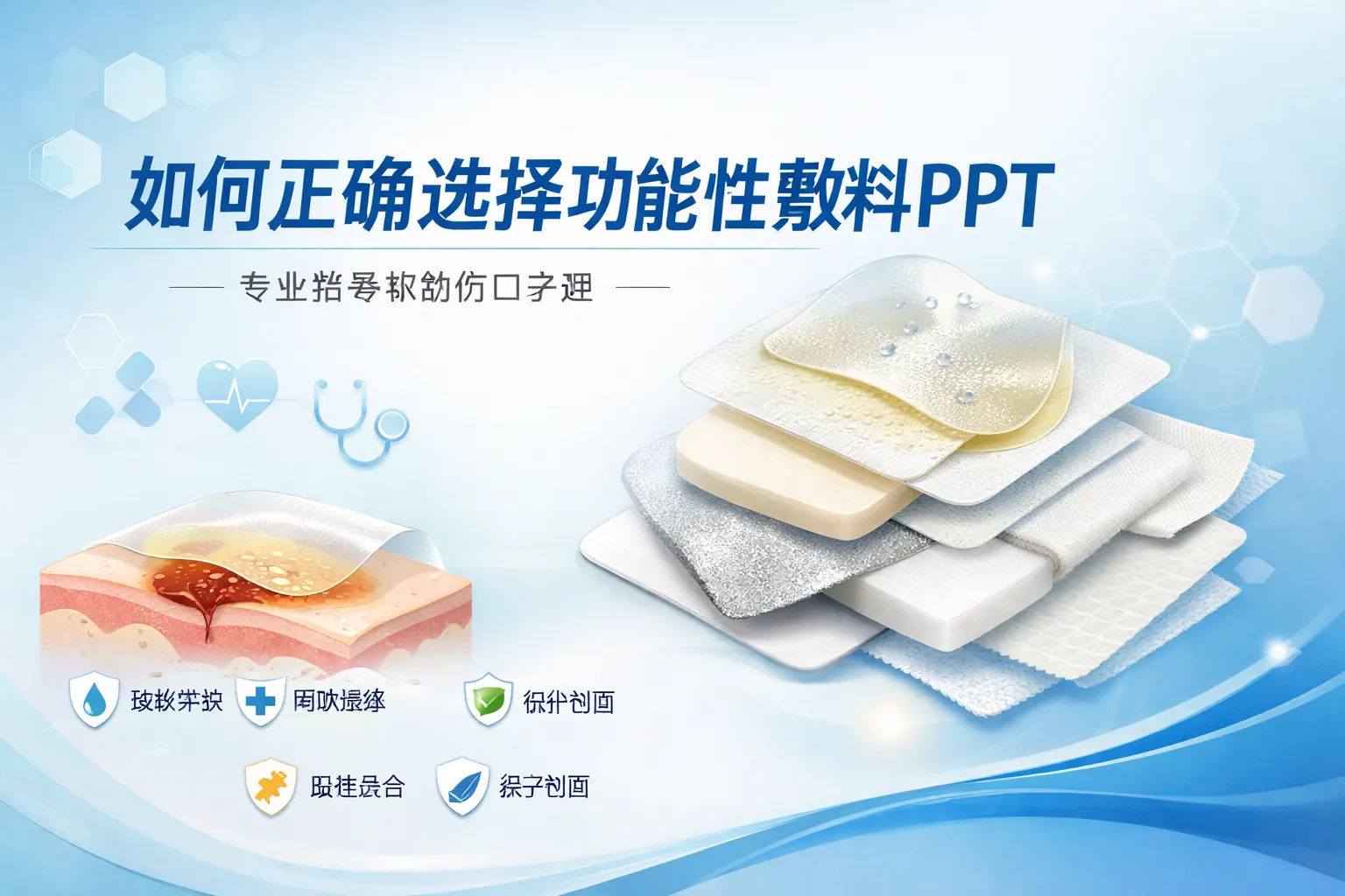 如何正确选择功能性敷料PPT