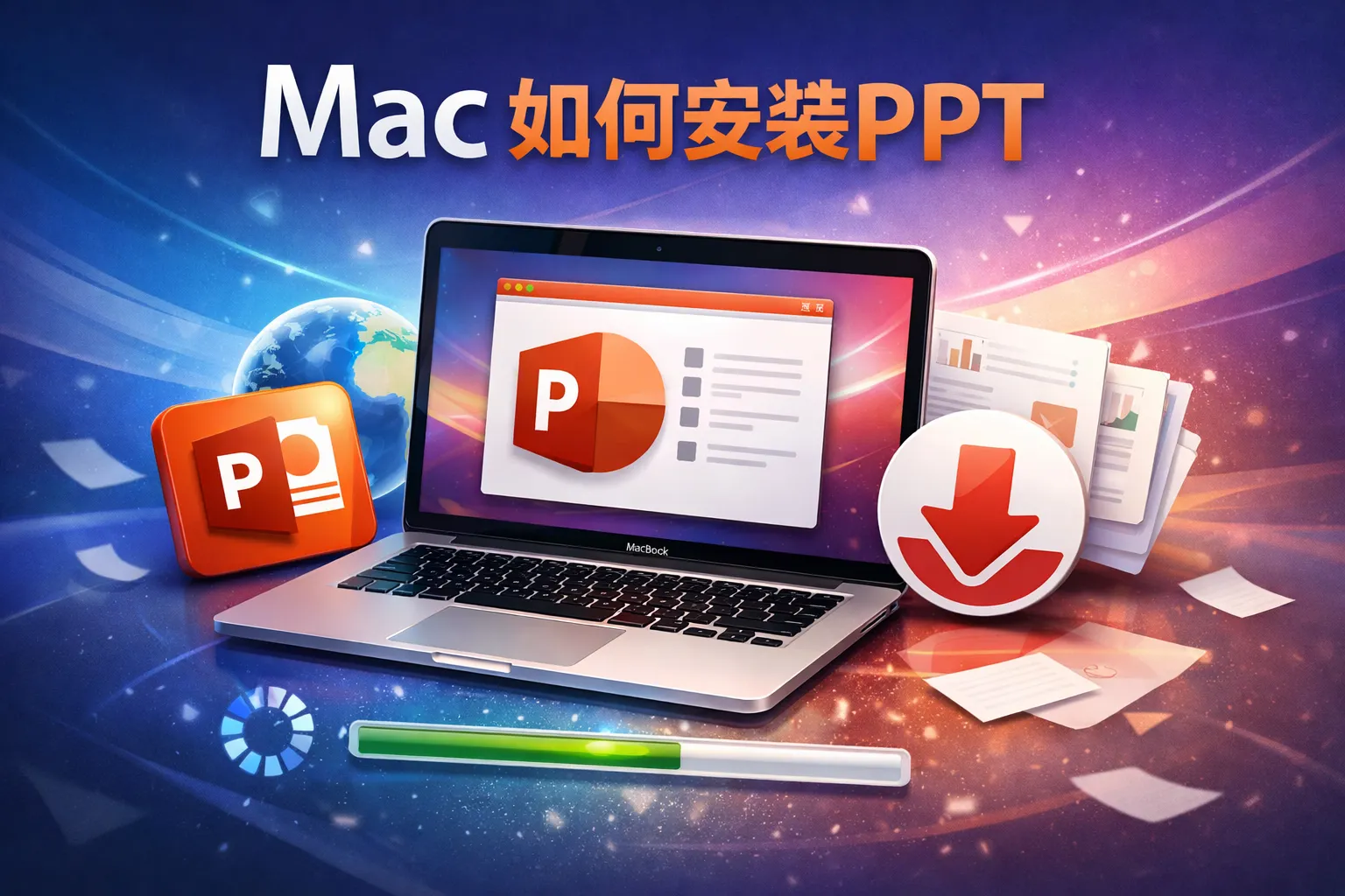 Mac 如何安装ppt
