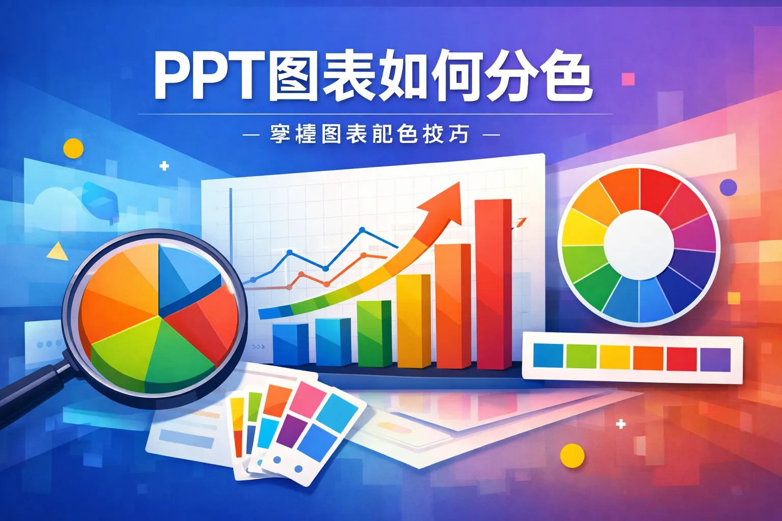 ppt图表如何分色