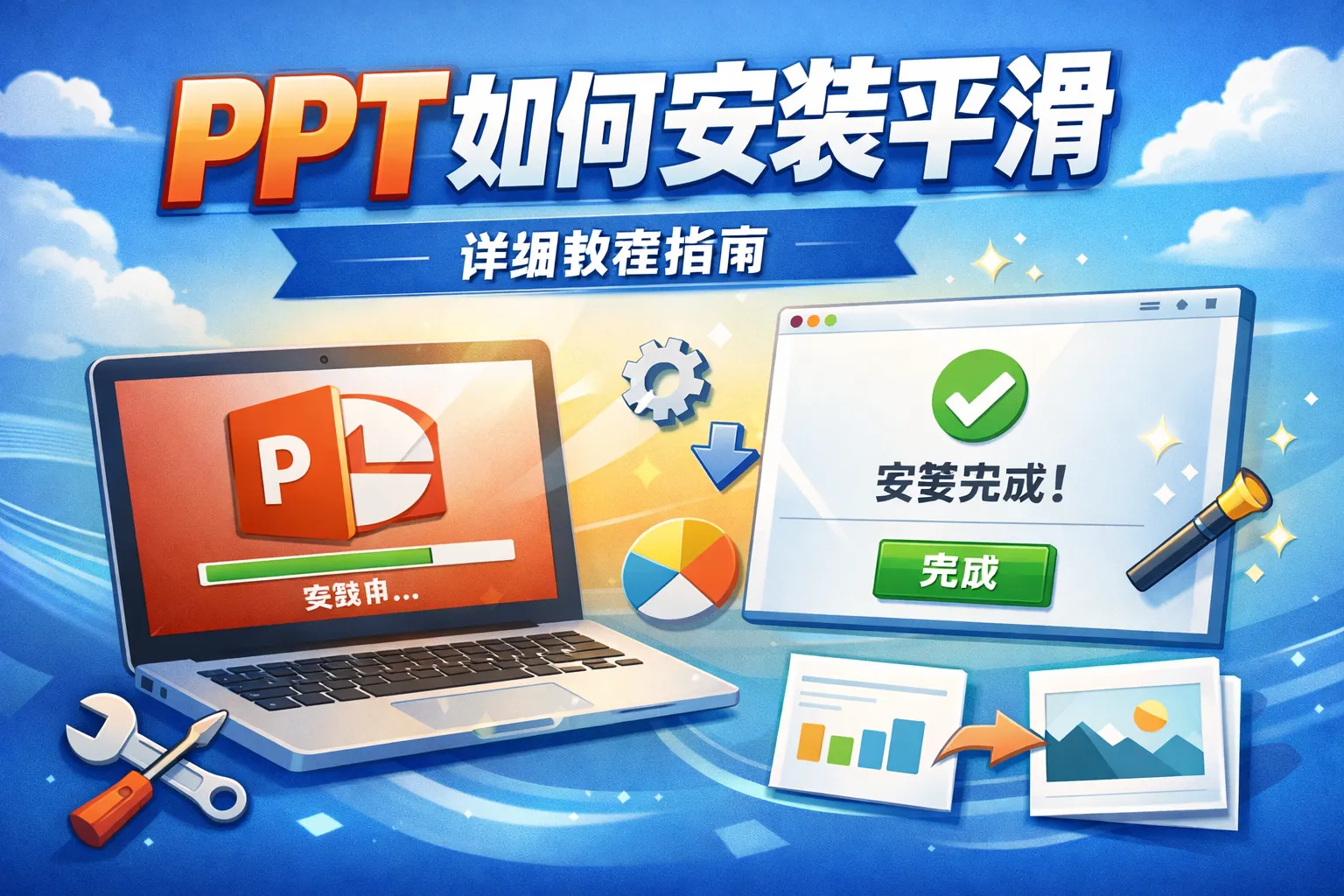 ppt如何安装平滑